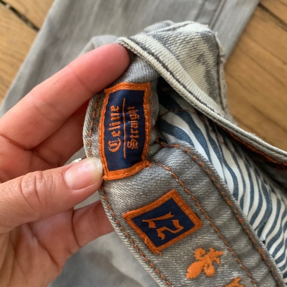 Rock revival Celine straight jeans denim grey 27 - Picture 9 of 10